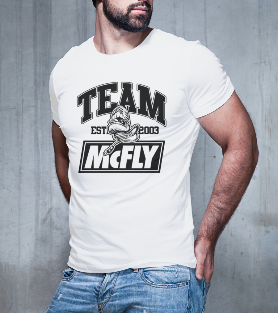 Team McFly Iconic Fist Bump Gesture T-Shirt