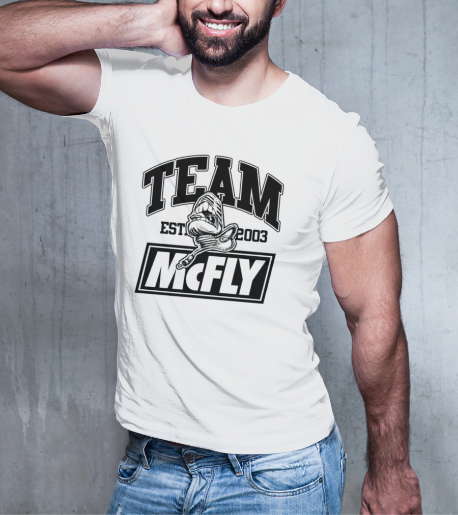 Team McFly Iconic Fist Bump Gesture T-Shirt
