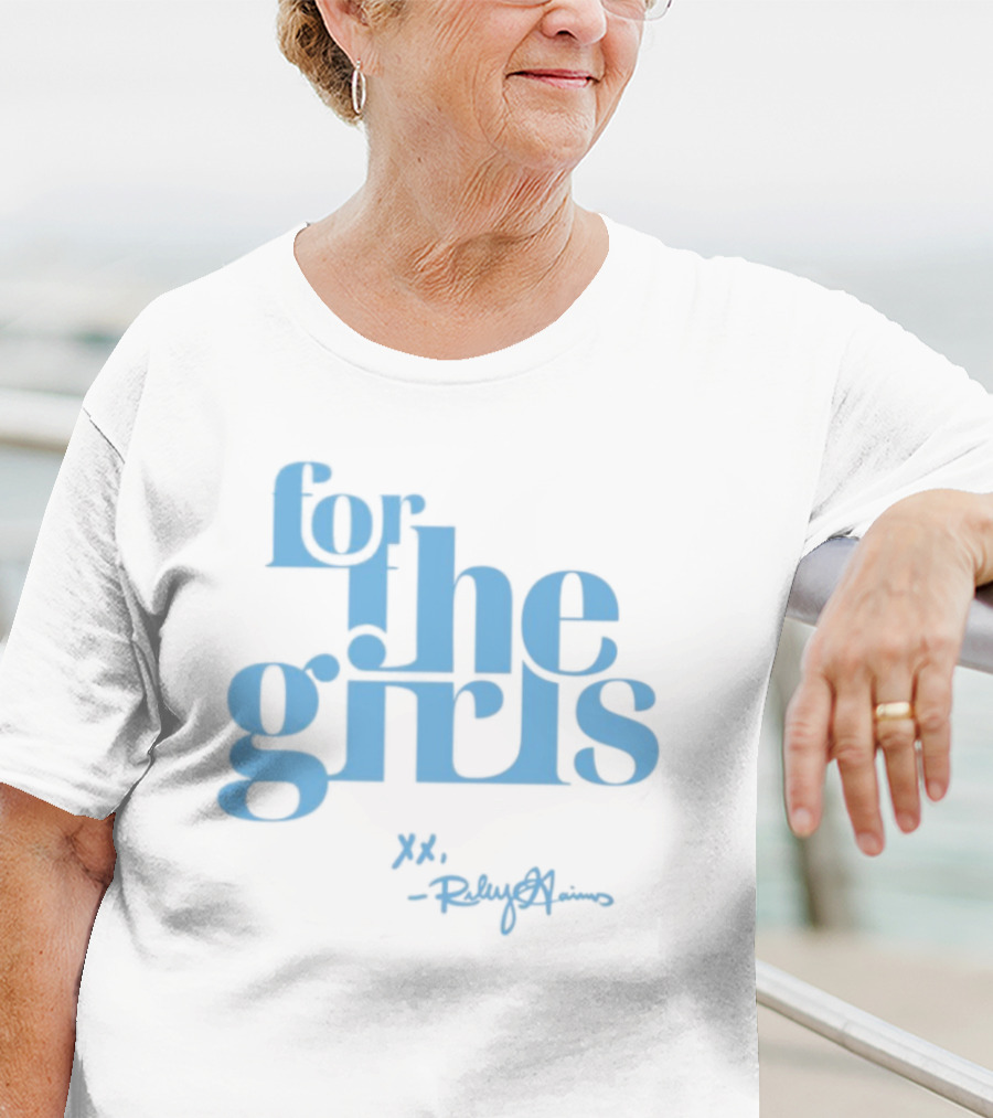 Turning Point USA For The Girls Featuring Riley Gaines Signature T-Shirt