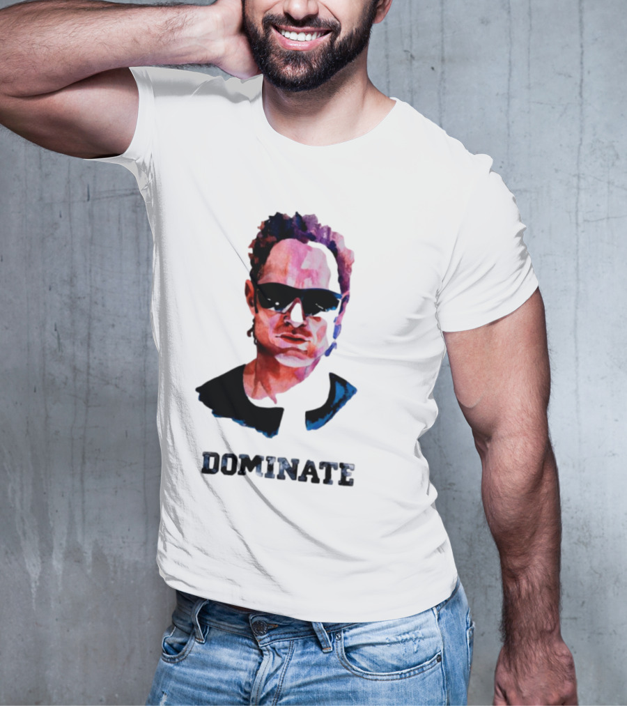 Dominate Win Lose Bold Sunglasses Illustration T-Shirt
