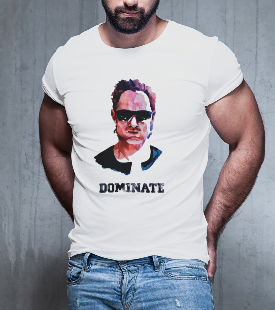 Dominate Win Lose Bold Sunglasses Illustration T-Shirt