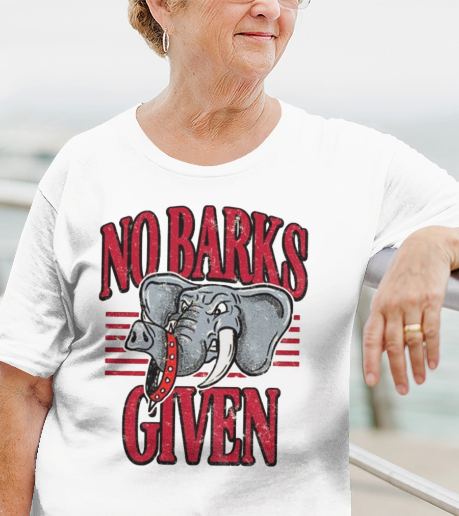 Alabama Crimson Tide Triumphs Over Georgia Bulldogs No Barks Given T-Shirt