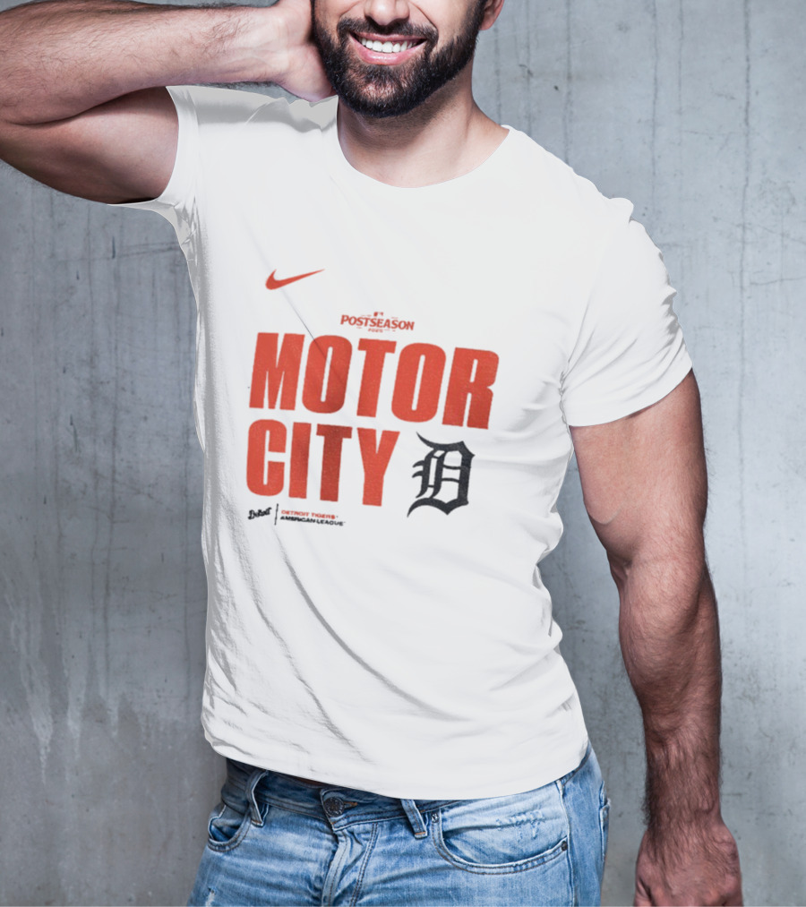 Nike 2025 MLB Postseason Motor City Detroit Tigers T-Shirt