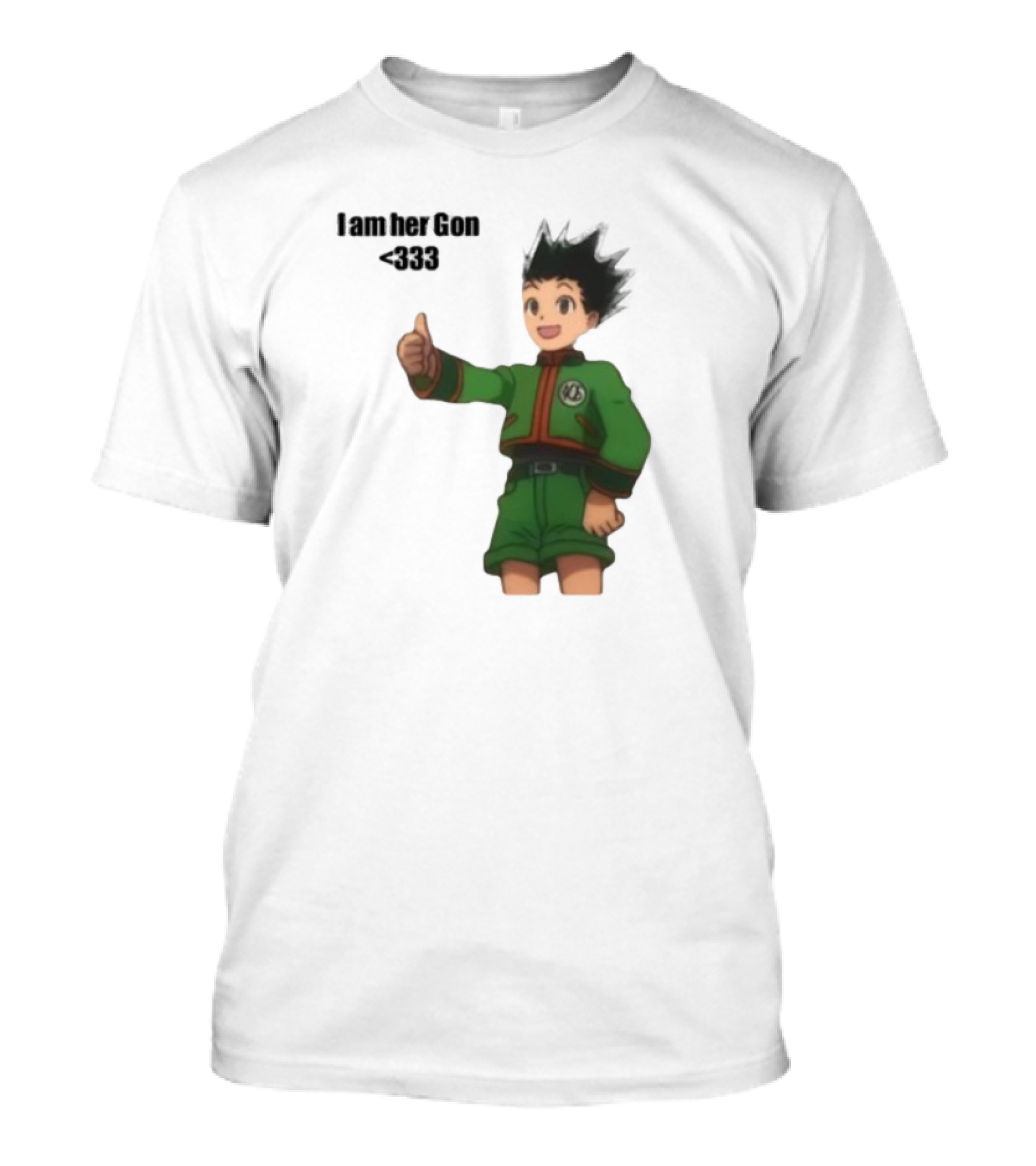 I Am Her Gon Anime Thumbs Up <333 Hunter Character T-Shirt