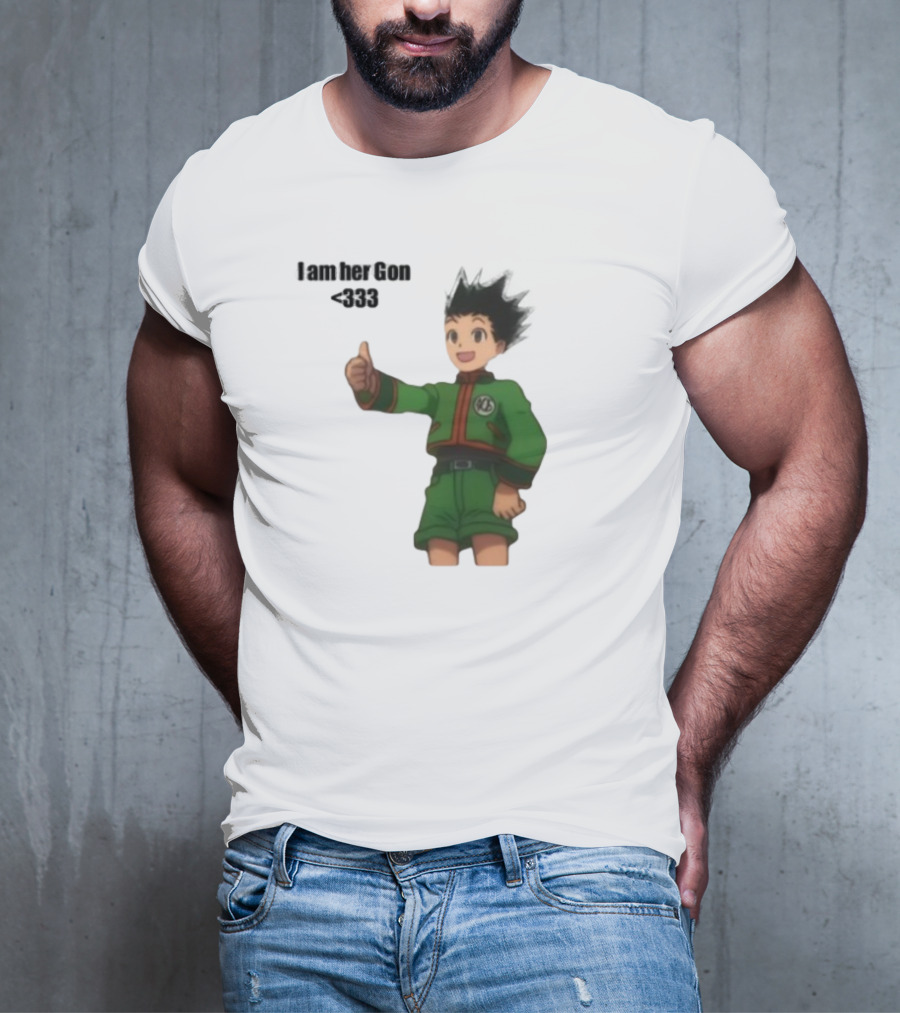 I Am Her Gon Anime Thumbs Up <333 Hunter Character T-Shirt