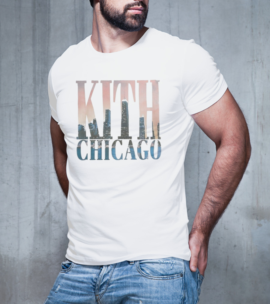Kith Chicago Skyline 54 E Walton St T-Shirt