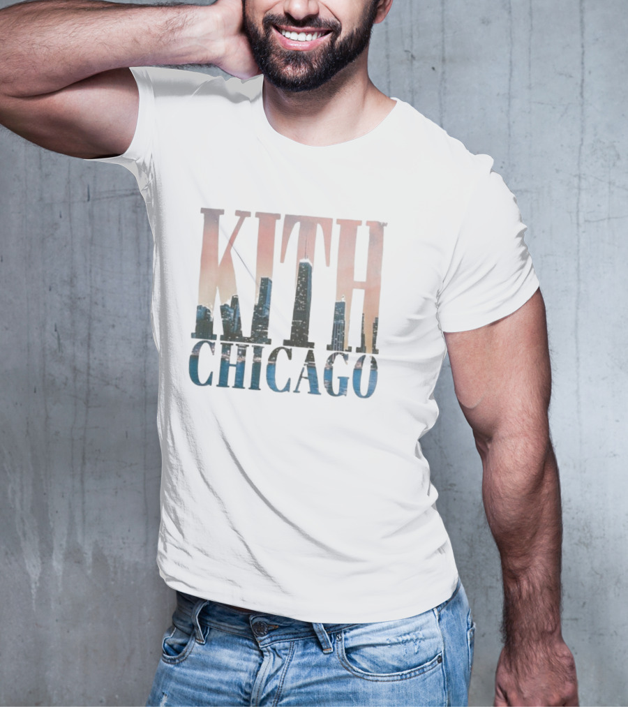 Kith Chicago Skyline 54 E Walton St T-Shirt