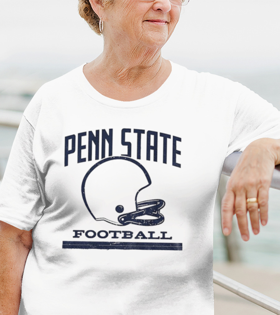 Penn State Football Vintage Helmet Design T-Shirt