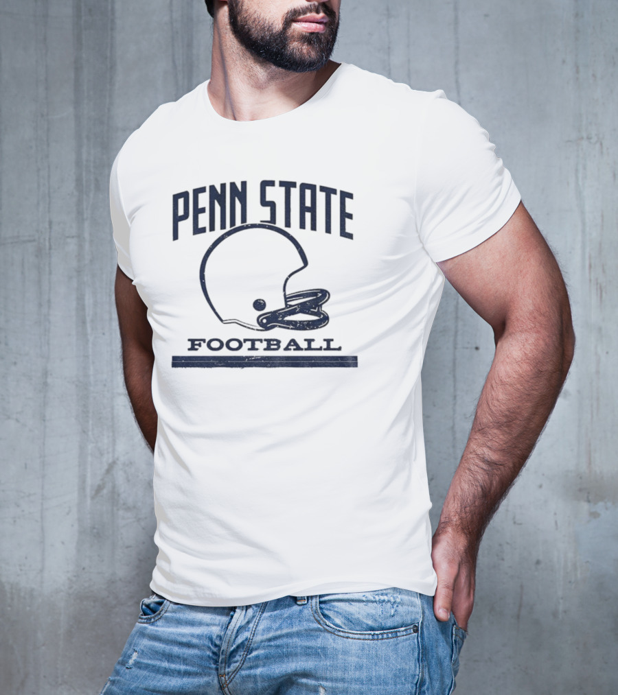 Penn State Football Vintage Helmet Design T-Shirt