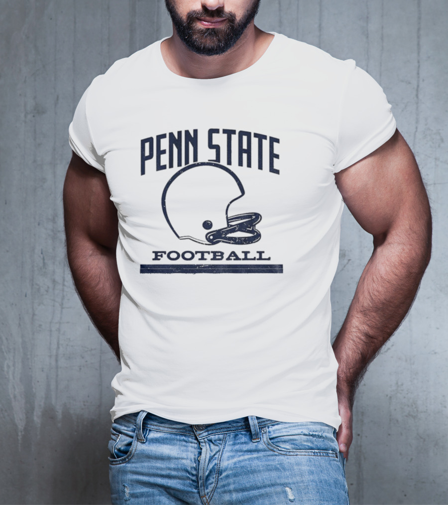 Penn State Football Vintage Helmet Design T-Shirt