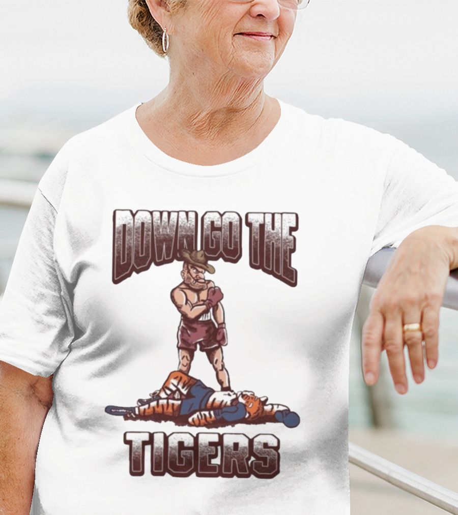 Texas A&M Aggies Down Go The Auburn Tigers 2025 T-Shirt