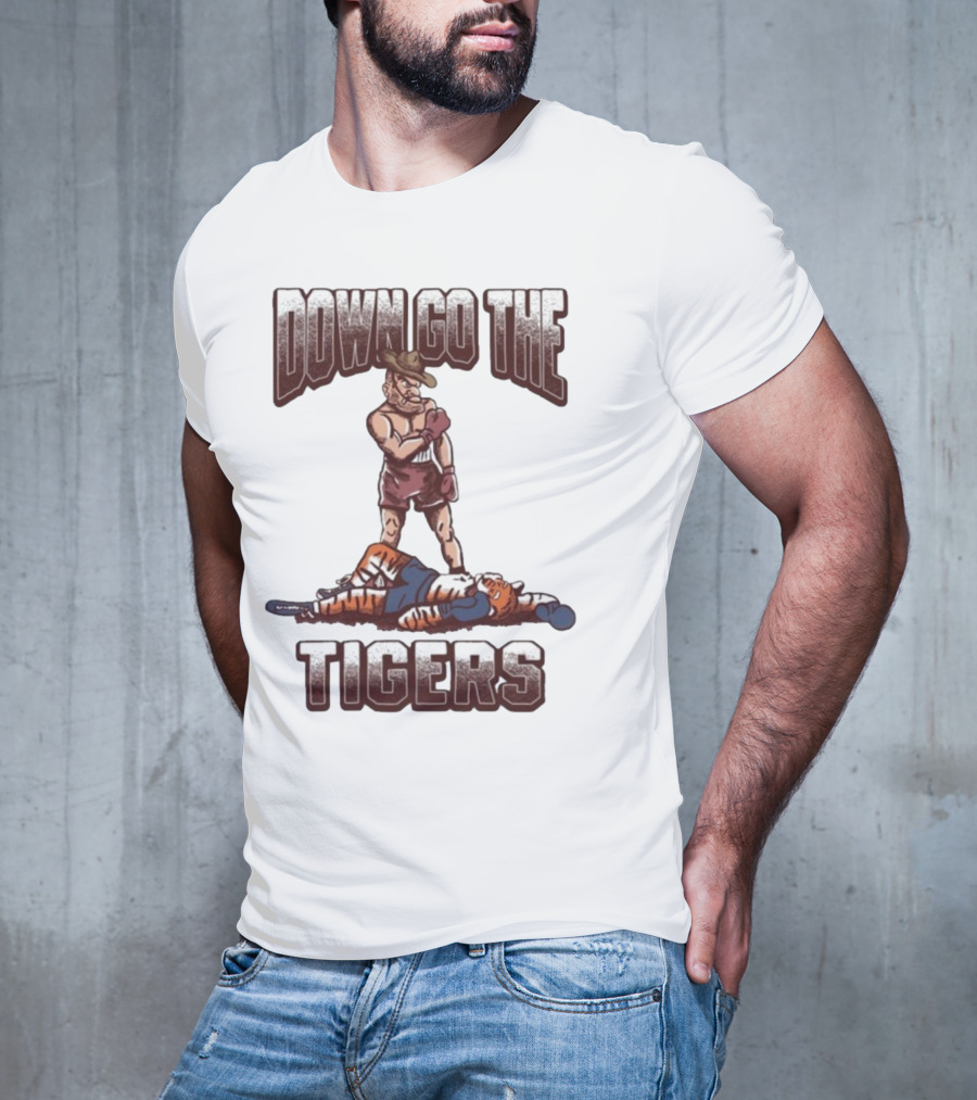 Texas A&M Aggies Down Go The Auburn Tigers 2025 T-Shirt