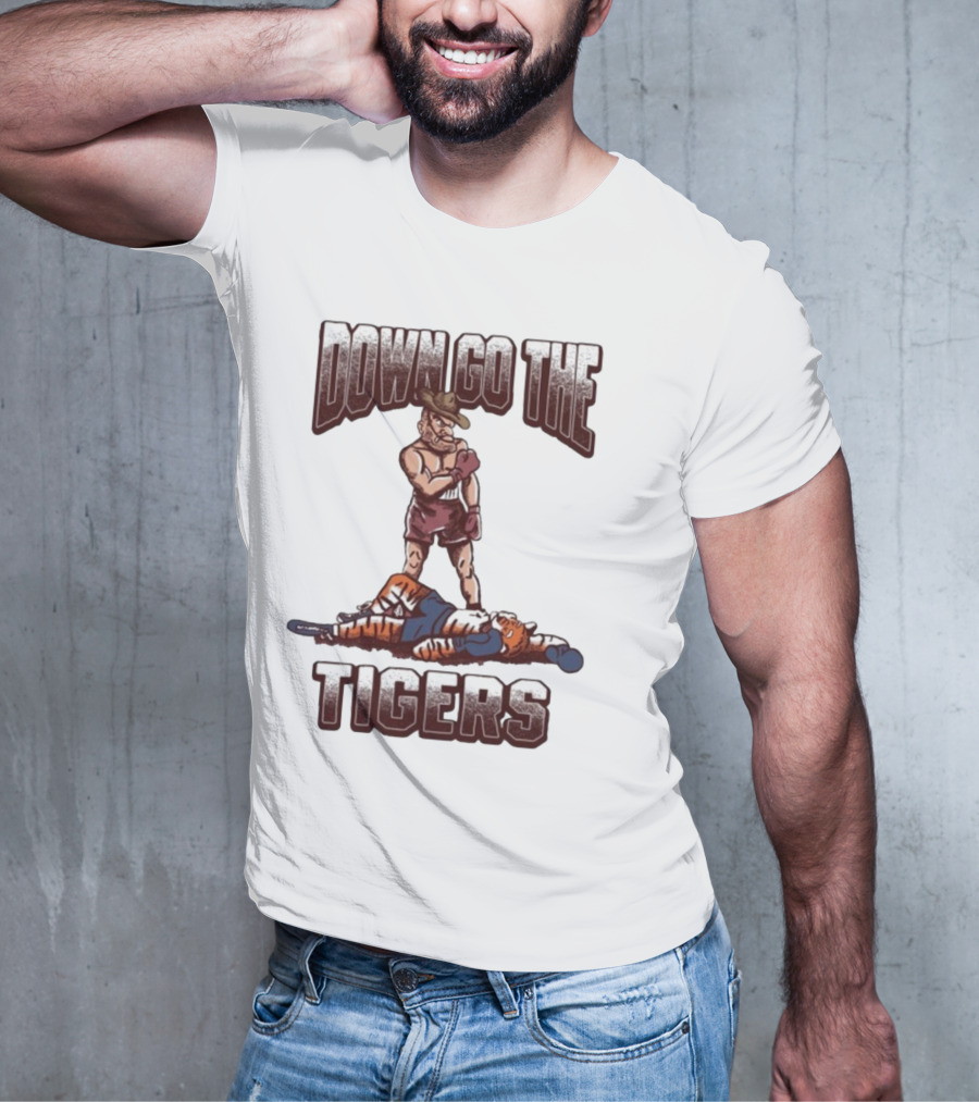Texas A&M Aggies Down Go The Auburn Tigers 2025 T-Shirt