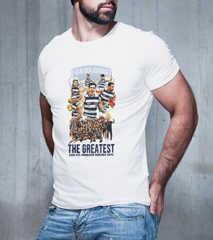 The Greatest Geelong Cats AFL Premiers 2025 Champions T-Shirt