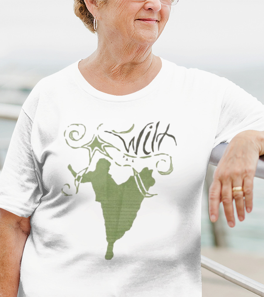 Wilt Fall Tour 2025 Dates Supporting Taylor Acorn Headline Show Swirl Green Silhouette T-Shirt