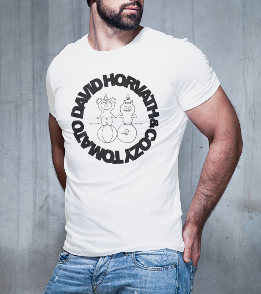 David Horvath Cozy Tomato Bear Tomato Character Design T-Shirt