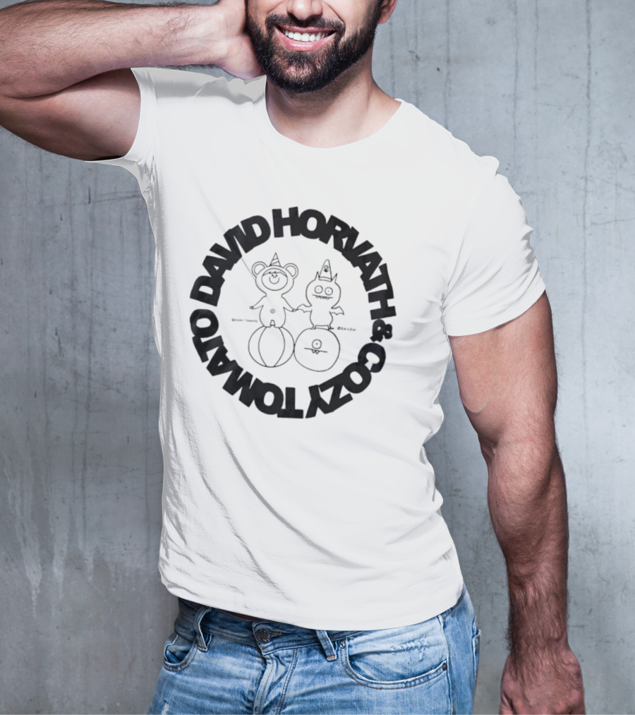David Horvath Cozy Tomato Bear Tomato Character Design T-Shirt