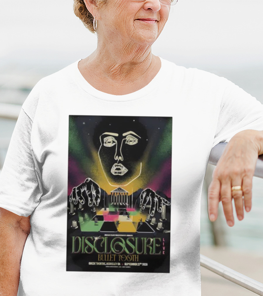 Disclosure Live Bullet Tooth September 27th 2025 Greek Theatre Berkeley CA T-Shirt