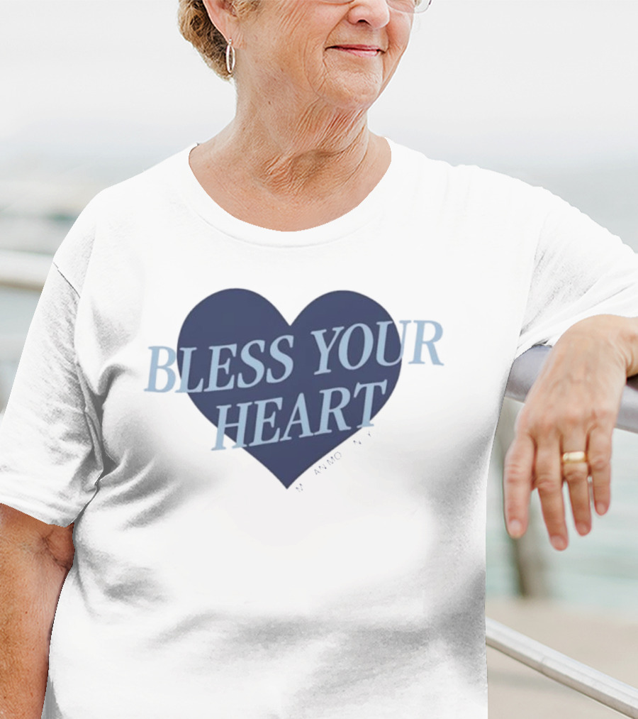 Bless Your Heart Megan Moroney Heart Design T-Shirt