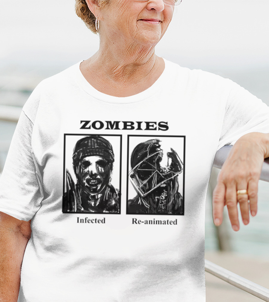 Zombies Infected Re-Animated Horror T-Shirt