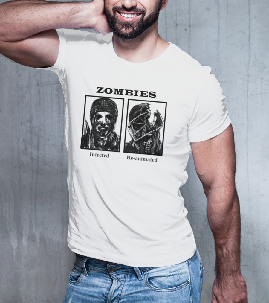 Zombies Infected Re-Animated Horror T-Shirt