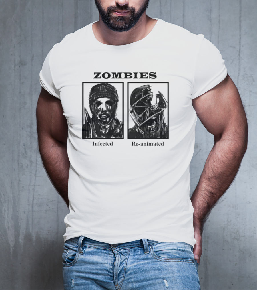 Zombies Infected Re-Animated Horror T-Shirt