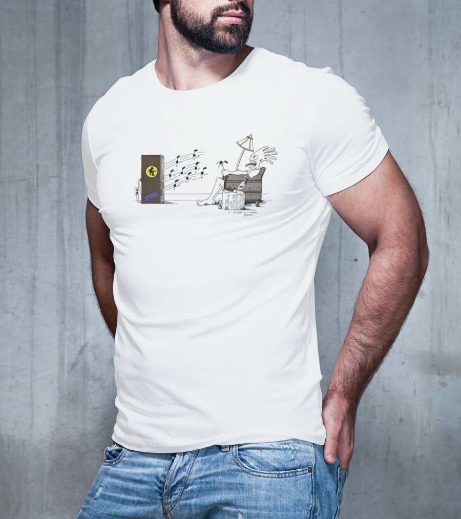 A Buck Short KidKast Room Sign Door Knock Bird Lamp T-Shirt