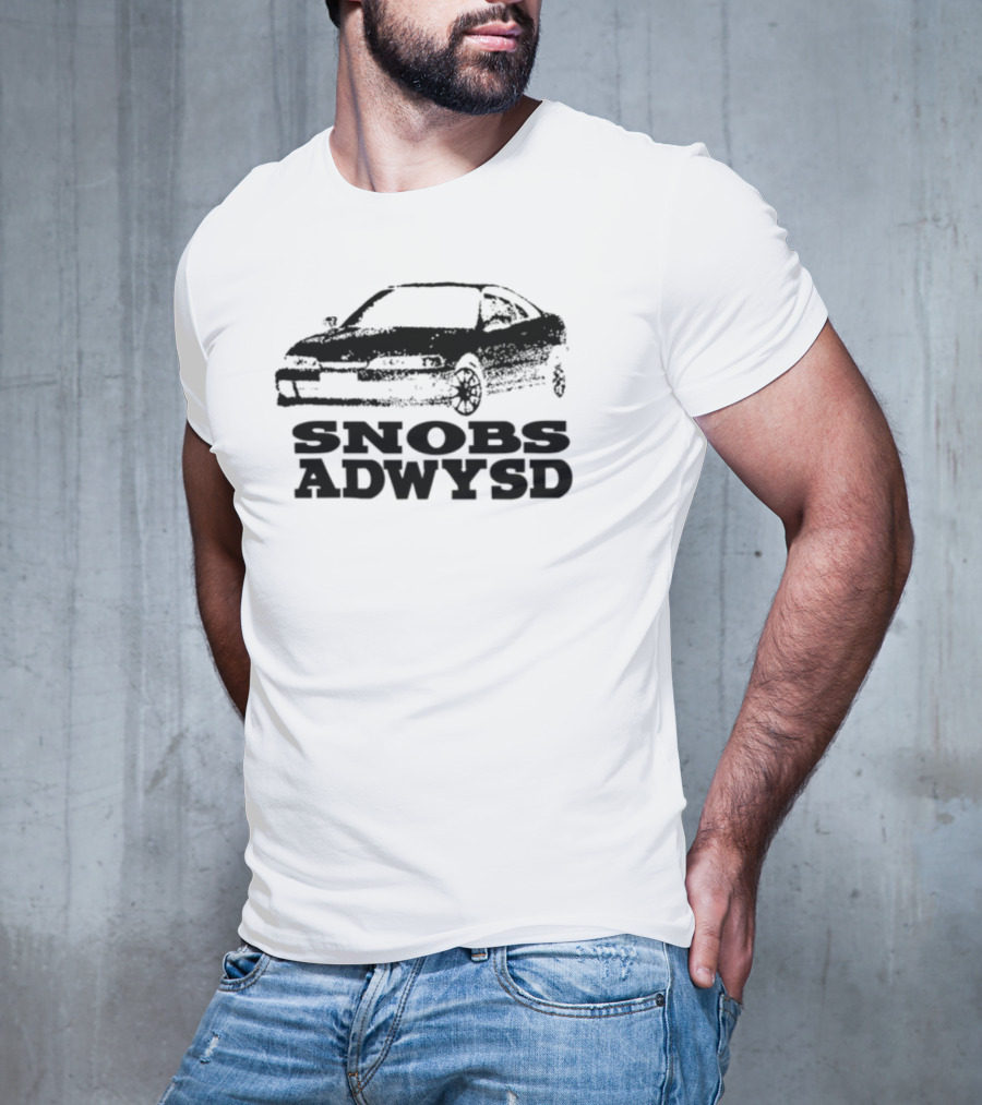 Snobs Always Forward Honda Civic Outline T-Shirt