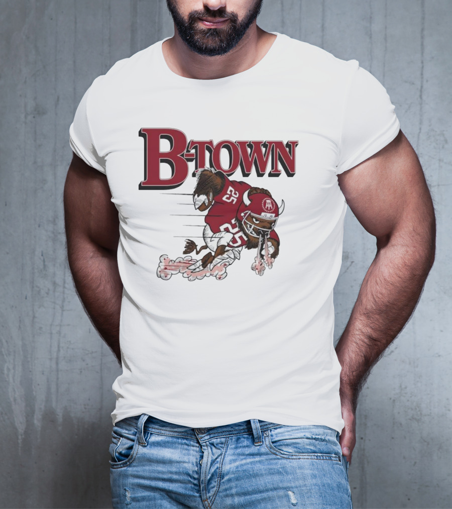 B-Town Bison Football Indiana Sooners 25 T-Shirt