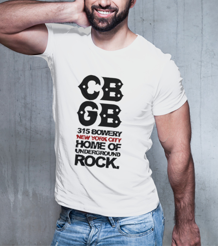 CBGB Festival 1973 New York City 315 Bowery Underground Rock T-Shirt