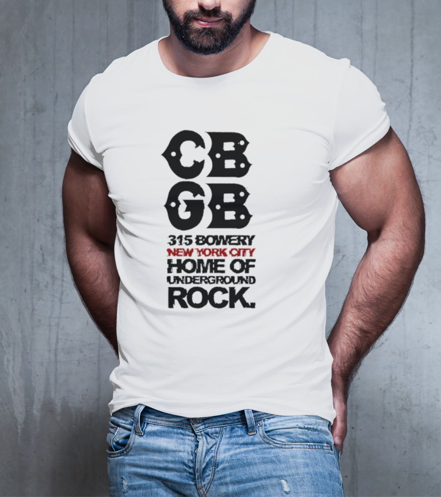 CBGB Festival 1973 New York City 315 Bowery Underground Rock T-Shirt