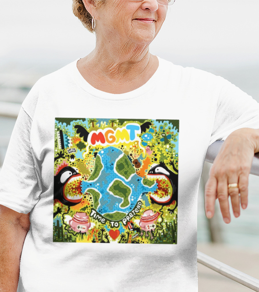 MGMT Time To Pretend EP Colorful Nature Fantasy Album Art T-Shirt