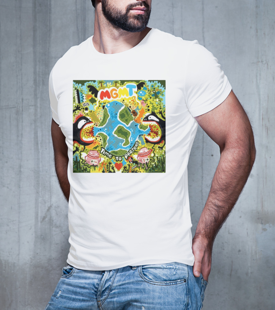 MGMT Time To Pretend EP Colorful Nature Fantasy Album Art T-Shirt