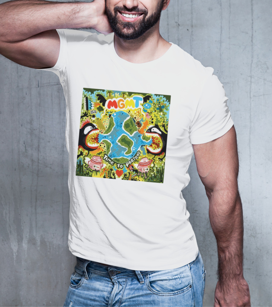 MGMT Time To Pretend EP Colorful Nature Fantasy Album Art T-Shirt