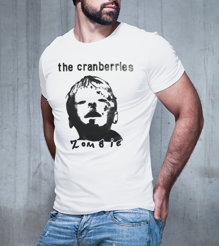 The Cranberries Zombie Kid Face Drawing T-Shirt