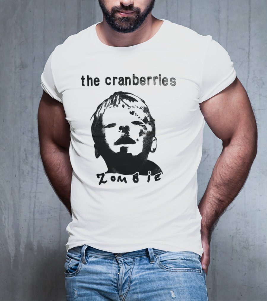The Cranberries Zombie Kid Face Drawing T-Shirt
