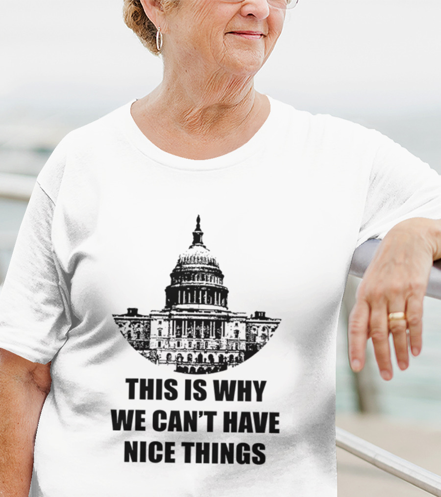 This Is Why We Can’t Have Nice Things Resist Corrupt Society Rebellion T-Shirt