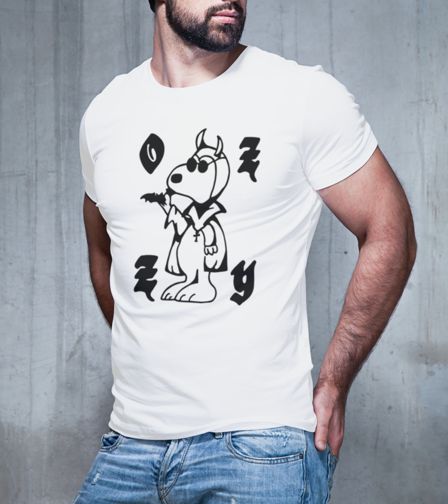 Chinacat Ozzy Featuring Skeleton And Roses T-Shirt