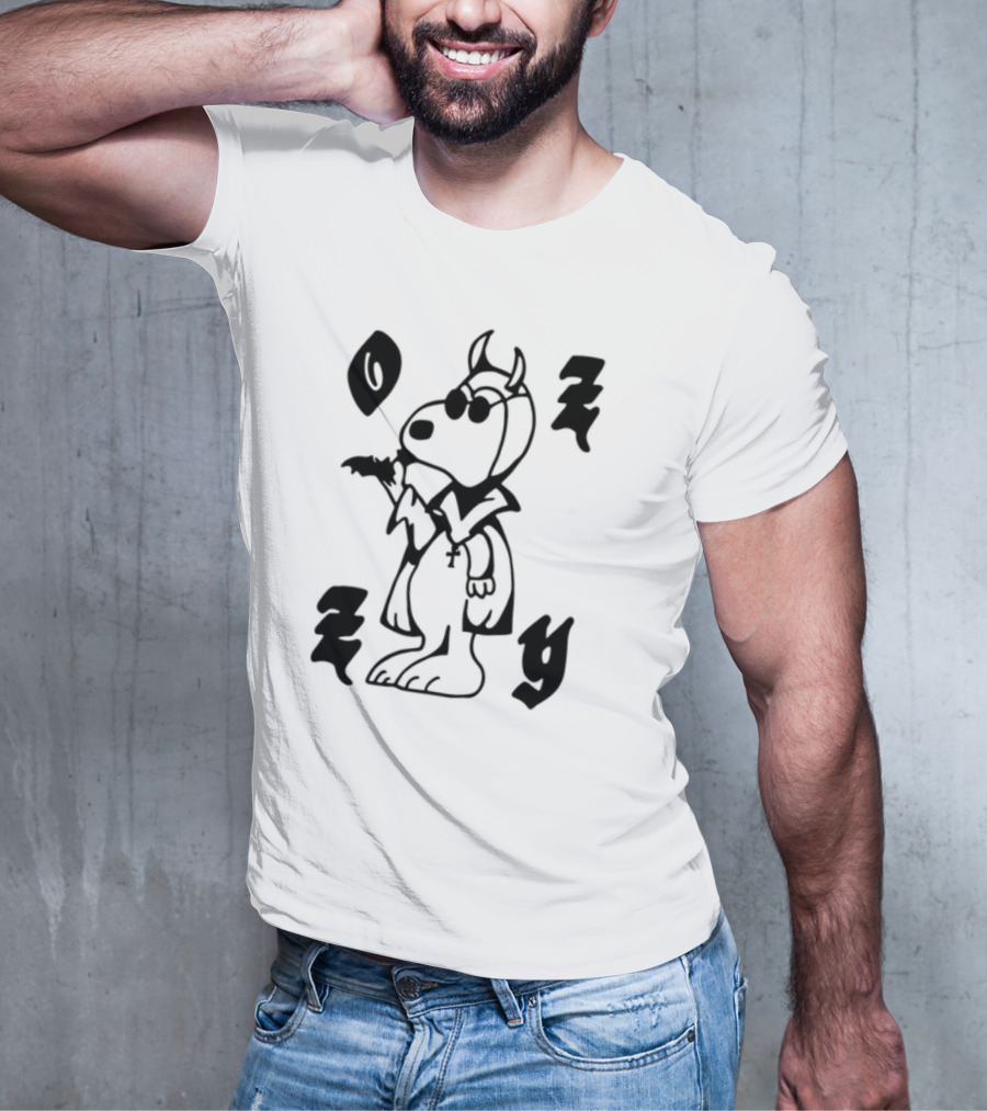 Chinacat Ozzy Featuring Skeleton And Roses T-Shirt