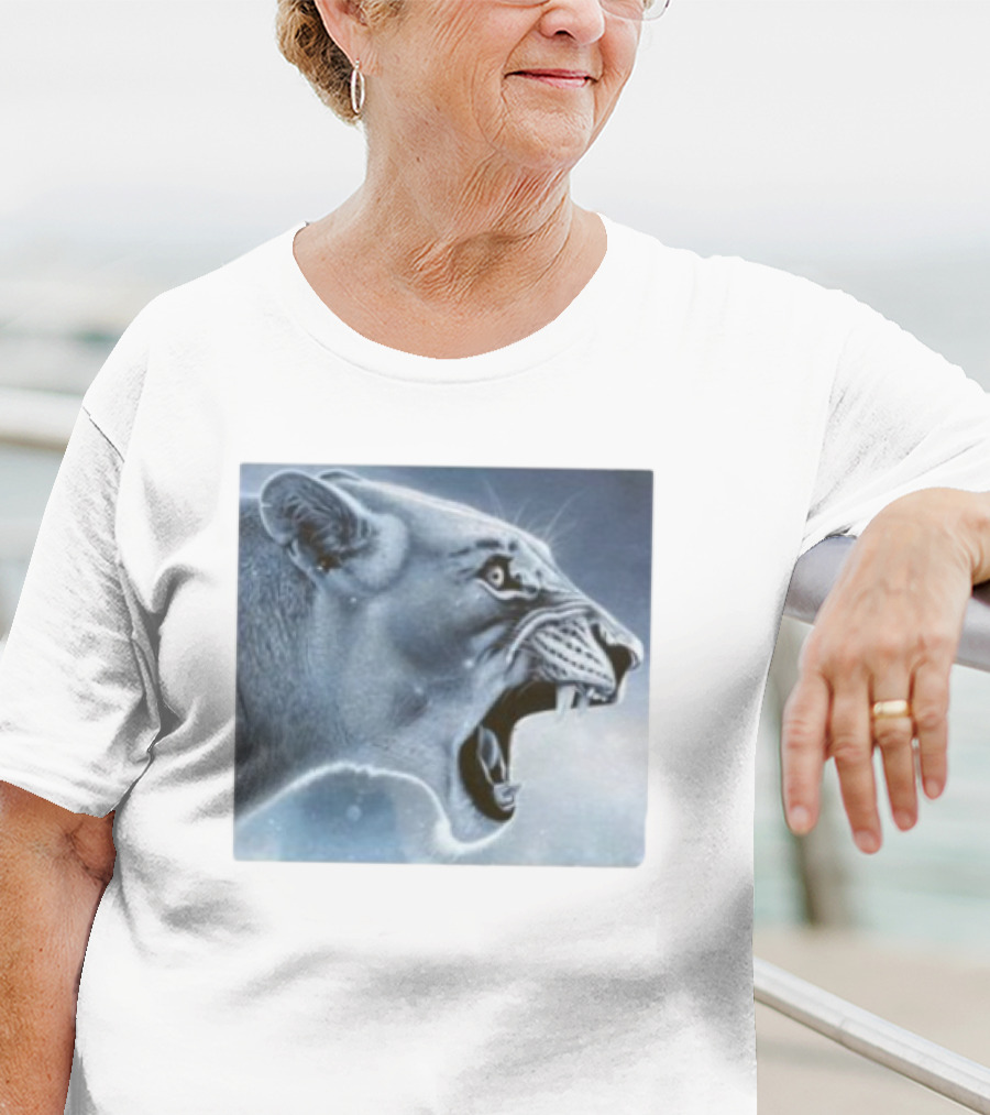 Lion Rage Intense Roar Fierce Expression T-Shirt