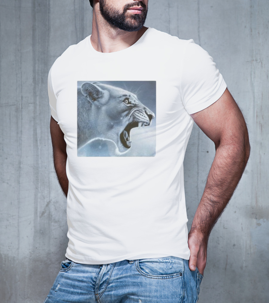 Lion Rage Intense Roar Fierce Expression T-Shirt