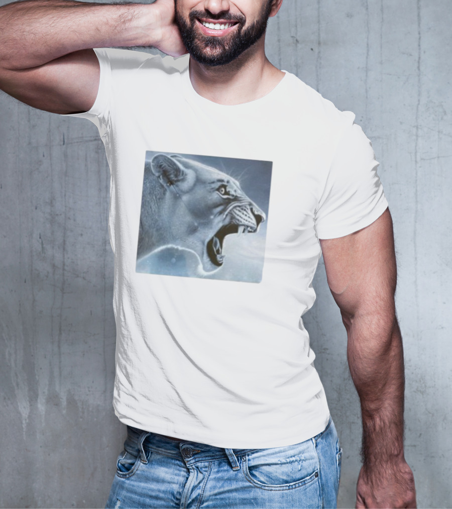 Lion Rage Intense Roar Fierce Expression T-Shirt