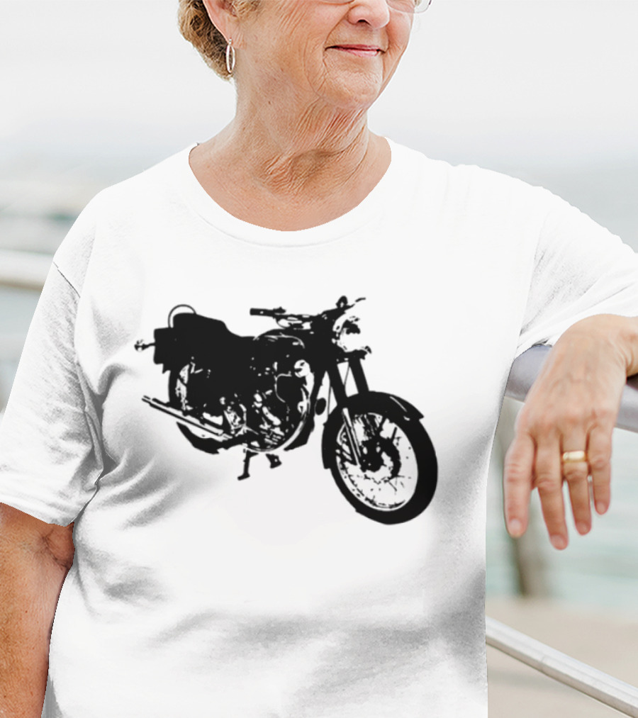 Bacon Hair Riding Motorcycle Fun Adventure T-Shirt