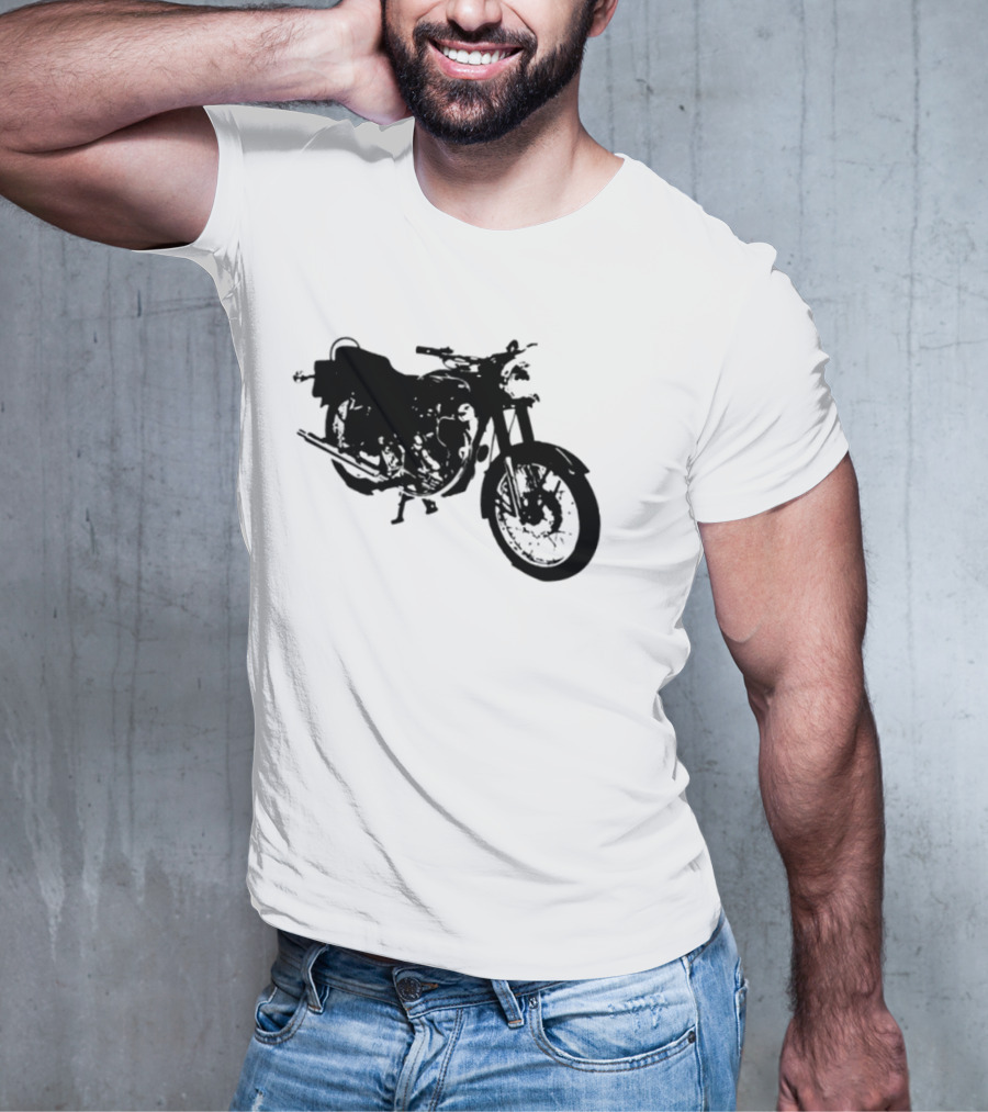 Bacon Hair Riding Motorcycle Fun Adventure T-Shirt