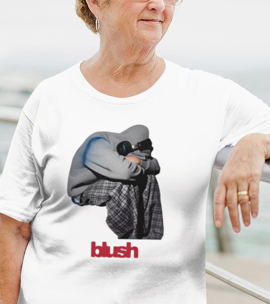 Blush Headphones Plaid Pants Mood T-Shirt