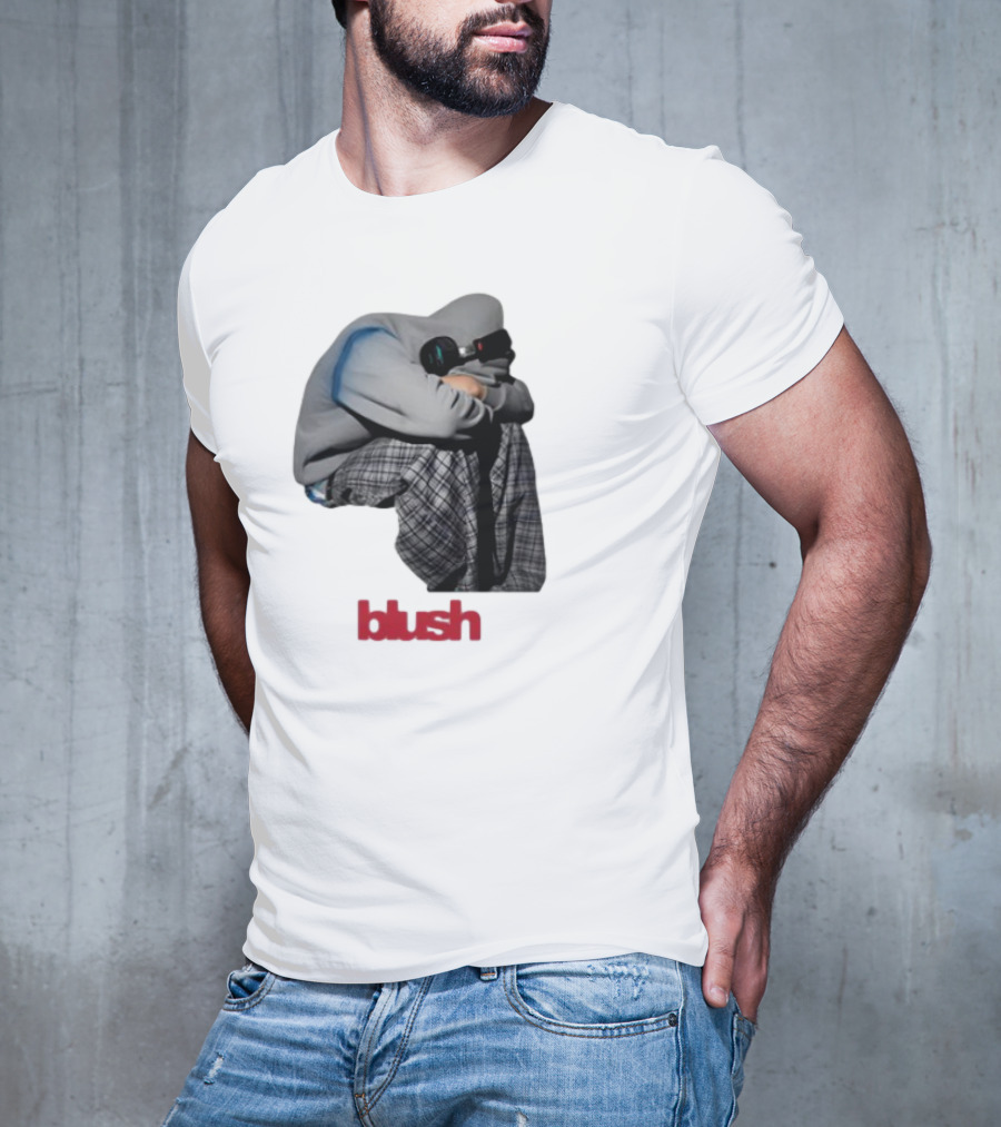 Blush Headphones Plaid Pants Mood T-Shirt