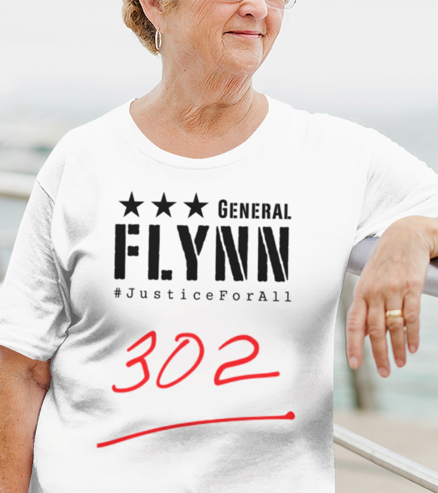 General Flynn Justice For All 302 Signature T-Shirt