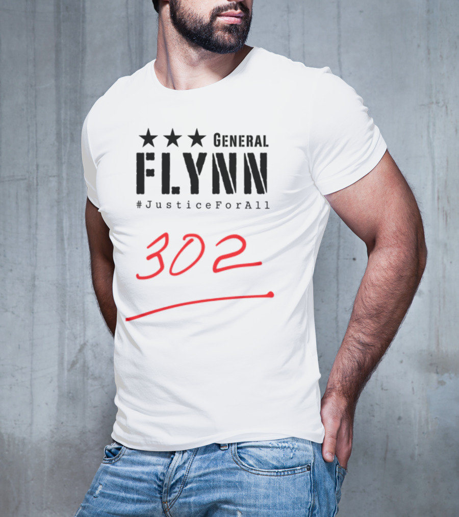 General Flynn Justice For All 302 Signature T-Shirt