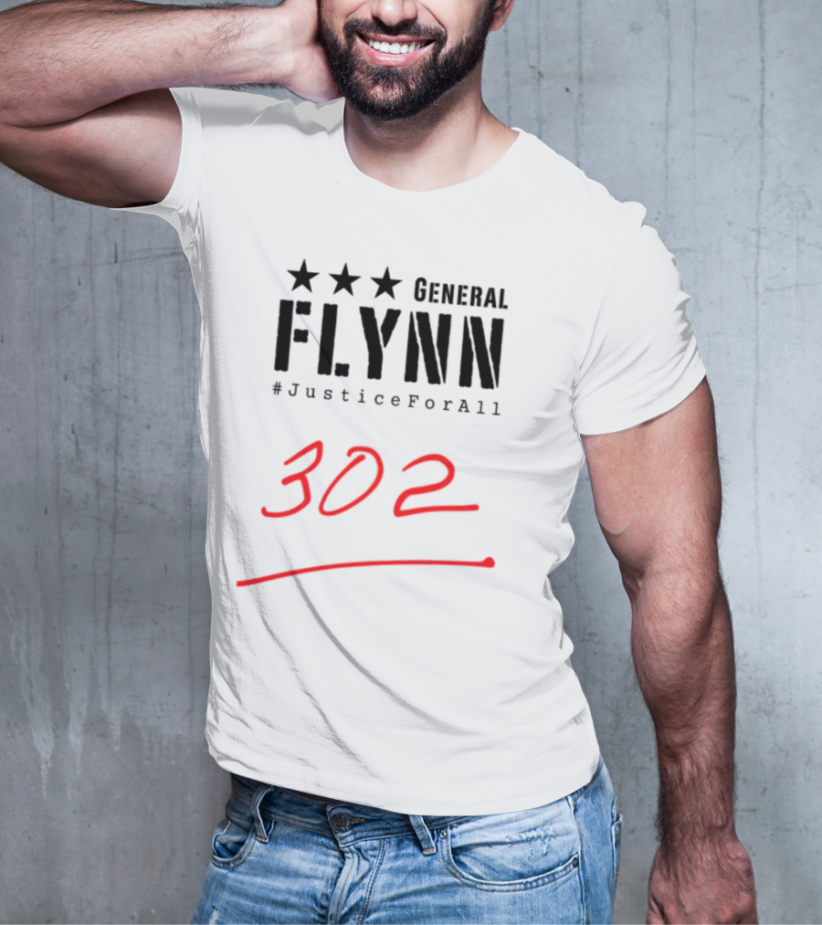 General Flynn Justice For All 302 Signature T-Shirt