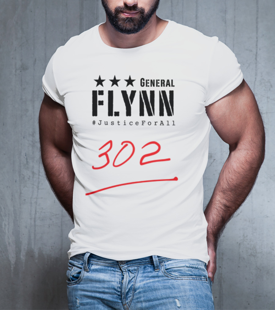 General Flynn Justice For All 302 Signature T-Shirt
